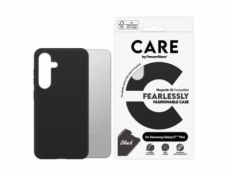 CARE by PanzerGlass - Zadní kryt pro mobilní telefon - polykarbonát, mikrovlákno, silikon - černá - pro Samsung Galaxy S25+