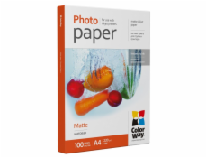 COLORWAY fotopapír/ matte 220g/m2, A4/ 100 kusů
