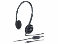 GENIUS headset HS-200C, 2x 3,5 jack, redukce na single jack