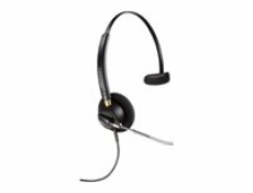 Poly EncorePro 510V - EncorePro 500 series - náhlavní souprava - náhlavní - kabelové - 3.5 mm jack - černá - Certified for Skype for Business, certifikováno UC
