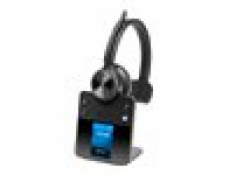 Poly Savi 7410 OFFICE - Savi 7400 series - náhlavní souprava - náhlavní - DECT / Bluetooth - bezdrátový - černá