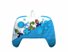 PDP Rematch Mario Escape, gamepad pro Nintendo Switch, bílo-modrý