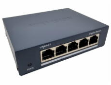 HIKVISION switch DS-3E0505-O/ 5x port/ 1000 Mbps RJ45 ports/ 1 Gbps/ Kov