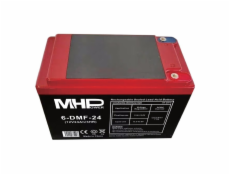 MHPower 6-DMF-24 Trakční gelová baterie 12V/24Ah, Terminál D2 - M5, Deep Cycle