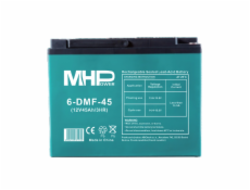 MHPower 6-DMF-45 Trakční gelová baterie 12V/45Ah, Terminál D3 - M6, Deep Cycle
