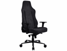 AROZZI herní židle VERNAZZA Soft Fabric Pure Black/ povrch Elastron/ černá