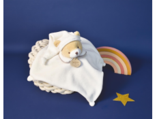 Doudou Dárková sada Plyšový muchláček šedý Medvídek 25 cm
