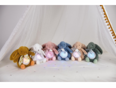 Doudou Hrací skříňka s projekcí Králíček hořčicově žlutý