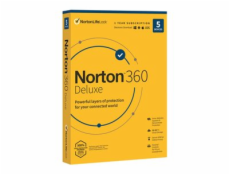 Norton 360 Deluxe - Pro Tech Data - licence na předplatné (1 rok) - 5 zařízení, cloudové úložiště 50 GB - stažení - ESD - Win, Mac, Android, iOS - Česká republika, Střední Evropa