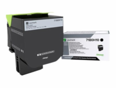 Lexmark X417 - Vysoká výtěžnost - černá - originální - kazeta s barvivem LCCP - pro Lexmark CS417dn, CX417de