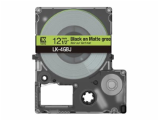 Epson Matte Green/Black 12mm LK-4GBJ, C53S672077