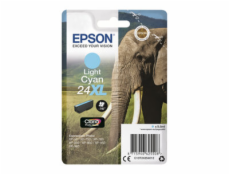 Epson 24XL - 9.8 ml - XL - světle azurová - originální - blistr s RF alarmem - inkoustová cartridge - pro Expression Photo XP-55, 750, 760, 850, 860, 950, 960, 970; Expression Premium XP-750, 850