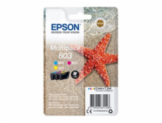 Epson 603 Multipack - 3-balení - žlutá, azurová, purpurová - originální - blistr s RF / akustickým alarmem - inkoustová cartridge - pro Expression Home XP-2150, 2155, 3150, 3155, 4150, 4155; WorkForce