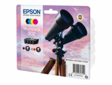 Epson 502 Multipack - 4-balení - 14.5 ml - černá, žlutá, azurová, purpurová - originální - blistr s RF / akustickým alarmem - inkoustová cartridge - pro Expression Home XP-5100, XP-5150; WorkForce WF-