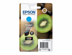 Epson 202 - 4.1 ml - azurová - originální - blistr s RF / akustickým alarmem - inkoustová cartridge - pro Expression Premium XP-6000, XP-6005