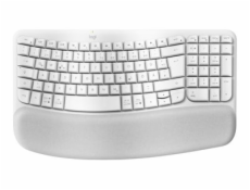 Logitech Ergo Series - Klávesnice - bezdrátový - 2.4 GHz, Bluetooth LE - QWERTZ - německá - bělavá