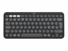 Logitech Pebble Keys 2 K380s - Klávesnice - bezdrátový - Bluetooth LE - QWERTY - Skandinávské (dánština/finština/norština/švédština) - tonal graphite