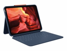Logitech Rugged Combo 4 - Klávesnice a pouzdro - Apple Smart connector - classic blue - pro Apple 10.9-inch iPad (10. generace)