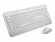 Logitech Signature MK650 Combo for Business - Klávesnice a sada myši - bezdrátový - Bluetooth LE - QWERTY - maďarská - bělavá