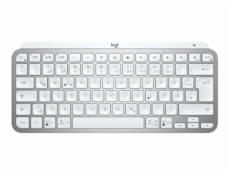 Logitech MX Keys Mini - Klávesnice - podsvícená - bezdrátový - Bluetooth - AZERTY - francouzská - bledě šedá