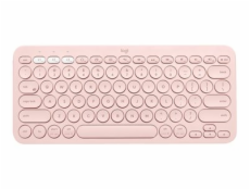 Logitech K380 Multi-Device Bluetooth Keyboard - Klávesnice - bezdrátový - Bluetooth 3.0 - QWERTY - US mezinárodní - ružová