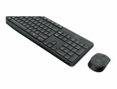Logitech MK235 - Klávesnice a sada myši - bezdrátový - 2.4 GHz - skandinávské jazyky