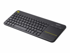 Logitech Wireless Touch Keyboard K400 Plus - Klávesnice - s touchpad - bezdrátový - 2.4 GHz - QWERTZ - maďarská - černá