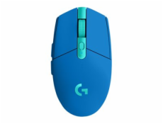 Logitech G G305 - Myš - optický - 6 tlačítka - bezdrátový - 2.4 GHz - bezdrátový přijímač USB - modrá