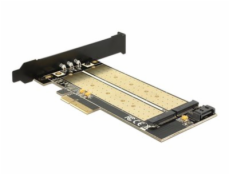 Delock - Řadič úložiště - M.2 - M.2 Card / SATA 6Gb/s - nízký profil - PCIe x4