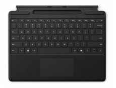Microsoft Surface Pro Keyboard - Klávesnice - s trackpad, akcelerometr, zásobník pro nabíjení a skladování Surface Slim Pen 2 - QWERTY - Mezinárodní angličtina - černá
