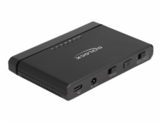 Delock - Řadič úložiště - 2,5  / 3,5  sdílené, M.2 - M.2 NVMe Card / SATA 6Gb/s - USB 3.2 (Gen 2) - černá