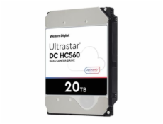 WD Ultrastar DC HC560 - Pevný disk - šifrovaný - 20 TB - interní - 3.5  - SATA 6Gb/s - 7200 ot/min. - vyrovnávací paměť: 512 MB - Self-Encrypting Drive (SED), TCG Enterprise