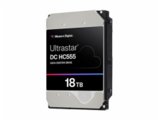 WD Ultrastar DC HC555 - Pevný disk - Datové centrum - 18 TB - interní - 3.5  - SAS 12Gb/s - 7200 ot/min. - vyrovnávací paměť: 512 MB