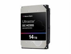 WD Ultrastar DC HC555 - Pevný disk - Datové centrum - 14 TB - interní - 3.5  - SAS 12Gb/s - 7200 ot/min. - vyrovnávací paměť: 512 MB