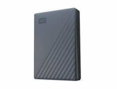 WD My Passport WDBY3J0060BGY - Pevný disk - šifrovaný - 6 TB - externí (přenosný) - USB 3.2 Gen 1 - AES 256 bitů - silikonová šedá