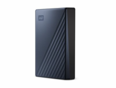 WD My Passport for Mac WDBEJA0060BBL - Pevný disk - šifrovaný - 6 TB - externí (přenosný) - USB 3.2 Gen 1 (USB-C konektor) - AES 256 bitů - modrá