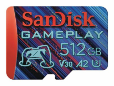 SanDisk GamePlay - Paměťová karta flash - 512 GB - A2 / Video Class V30 / UHS-I U3 - microSDXC UHS-I