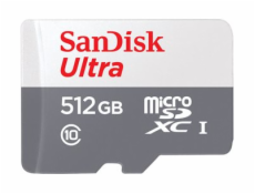 SanDisk Ultra - Paměťová karta flash (adaptér microSDXC na SD zahrnuto) - 512 GB - Class 10 - microSDXC UHS-I