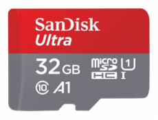 SanDisk Ultra - Paměťová karta flash (adaptér microSDHC - SD zahrnuto) - 32 GB - A1 / UHS-I U1 / Class10 - microSDHC UHS-I (balení 2)