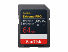 SanDisk Extreme Pro - Paměťová karta flash - 64 GB - Video Class V90 / UHS-II U3 / Class10 - SDXC UHS-II