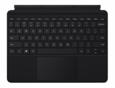 Microsoft Surface Go Type Cover - Klávesnice - s trackpad, akcelerometr - podsvícená - Belgické francouzštiny - černá - komerční - pro Surface Go, Go 2