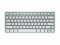CHERRY KW 7100 MINI BT - Klávesnice - bezdrátový - Bluetooth 5.1 - QWERTY - evropská - klávesový spínač: CHERRY SX - agávová zelená