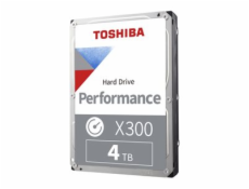 Toshiba X300 Performance - Pevný disk - 4 TB - interní - 3.5  - SATA 6Gb/s - 7200 ot/min. - vyrovnávací paměť: 256 MB