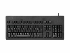 CHERRY G80-3000 - Klávesnice - PS/2, USB - americká - klávesový spínač: CHERRY MX Brown - černá