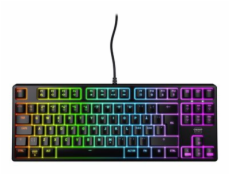 CHERRY XTRFY K4V2 - Klávesnice - mechanical, gaming, RGB - 80% - TKL - podsvícení - USB - QWERTY - americká - klávesový spínač: CHERRY MX2A Red - černá