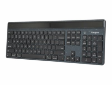 Targus EcoSmart - Klávesnice - udržitelné získávání energie - antibakteriální - podsvícení - bezdrátový - Bluetooth 5.0 - QWERTY - britská - klávesový spínač: Scissor-Key - černá - udržitelné balení