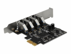 Delock - USB adaptér - PCIe 2.0 nízký profil - USB 3.0 x 4