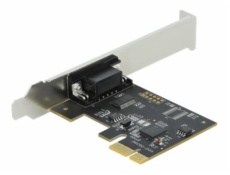 Delock PCI Express Card to 1 x Serial RS-232 - Sériový adaptér - PCIe 2.0 nízký profil - RS-232 x 1 - černá