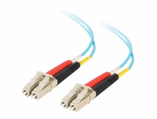 C2G LC-LC 10Gb 50/125 OM3 Duplex Multimode PVC Fiber Optic Cable (LSZH) - Síťový kabel - multirežim LC (M) do multirežim LC (M) - 2 m - optické vlákno - duplex - 50 / 125 mikron - OM3 - neobsahuje hal