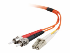 C2G LC-ST 50/125 OM2 Duplex Multimode PVC Fiber Optic Cable (LSZH) - Síťový kabel - ST několik režimů (M) do multirežim LC (M) - 10 m - optické vlákno - duplex - 50 / 125 mikron - OM2 - neobsahuje hal